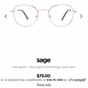 Diff Eyewear Sage Blue Light Glasses